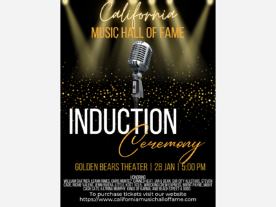 California Music Hall Of Fames Upcoming Induction Ceremony