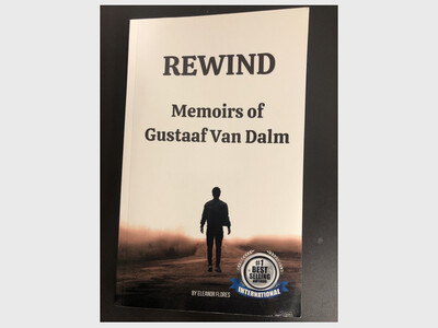 BOOK SIGNING #1 INTERNATIONAL BEST SELLING AUTHOR, ELEANOR FLORES, FOR BOOK  REWIND: MEMOIRS OF GUSTAAF VAN DALM. 